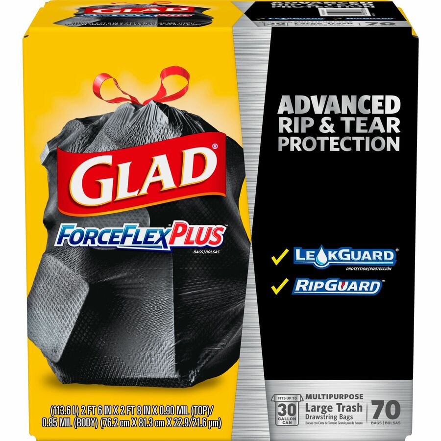 Large Drawstring Trash Bags - ForceFlexPlus