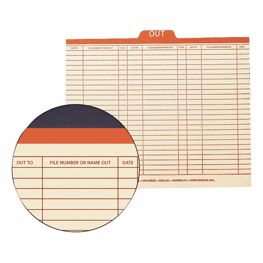 Printed Form Out Guides