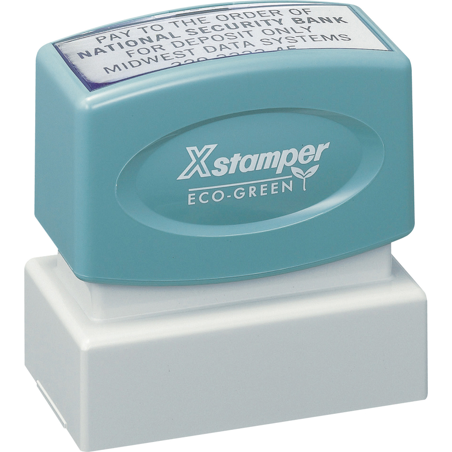 Custom Endorsement Pre-inked Stamp