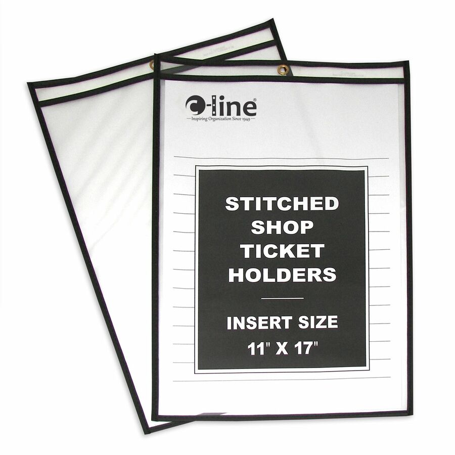Stitched Vinyl Shop Ticket Holders