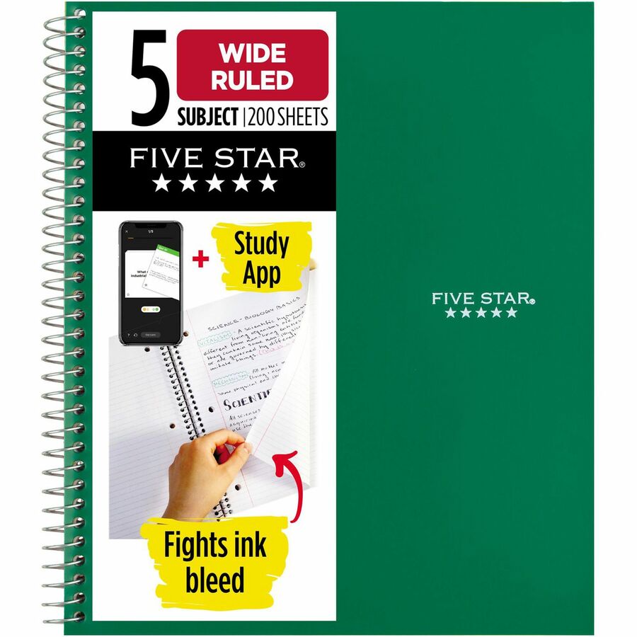 Five-subject Notebook