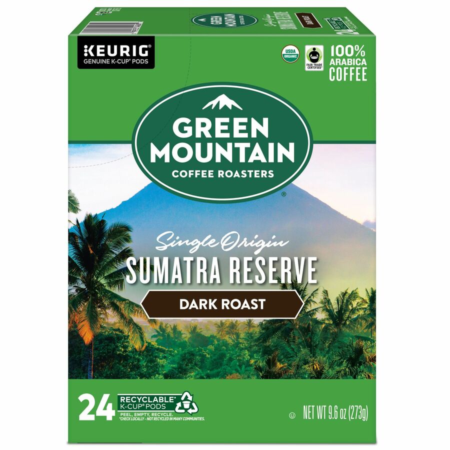 Sumatra Reserve Coffee, Keurig Single-Serve K-Cup pods, Dark Roast, 24 Count