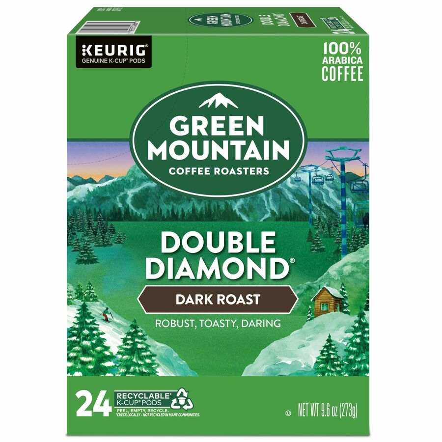 Double Diamond, Keurig Single-Serve K-Cup pods, Dark Roast Coffee, 24 Count