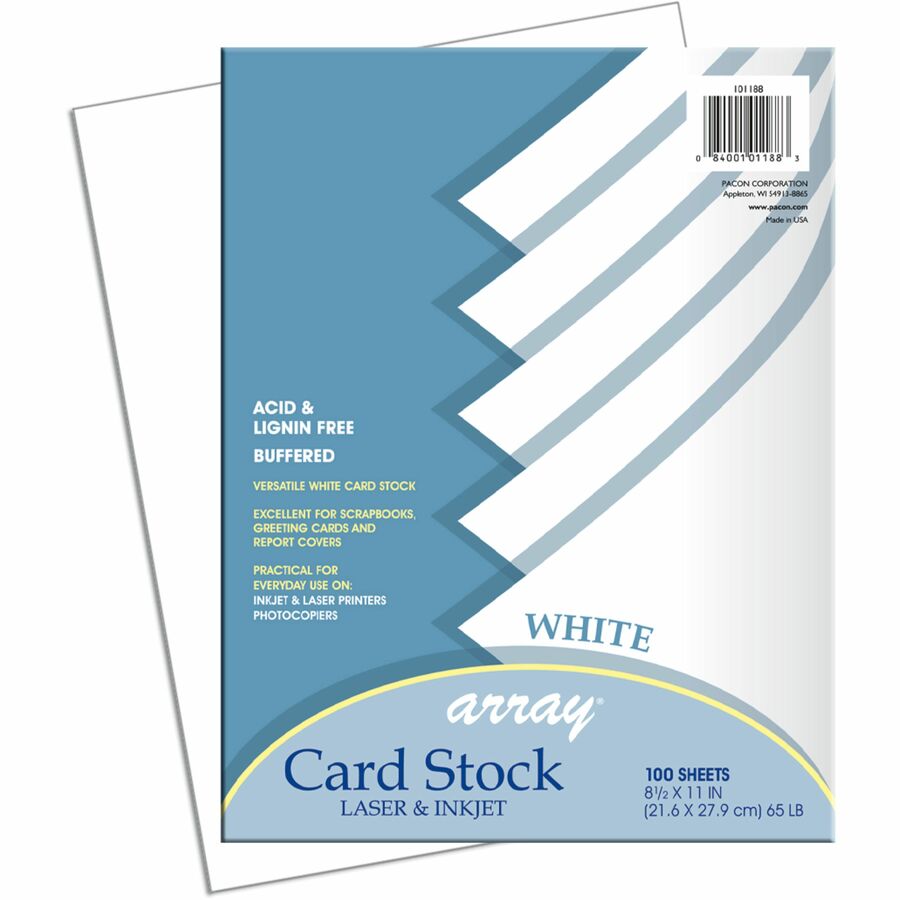 Cardstock Sheets - White