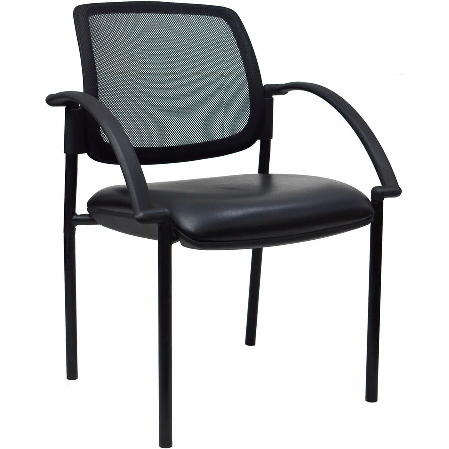 Mobile Mesh Back Guest Chair with Arms