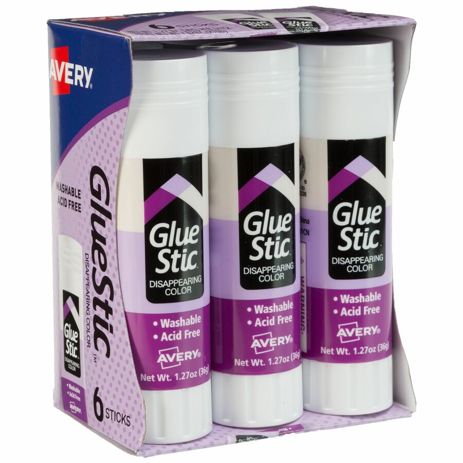 Glue Stic with Disappearing Purple Color