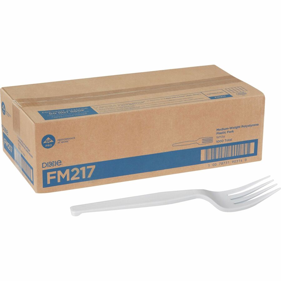 Medium-weight Disposable Forks Grab-N-Go by GP Pro
