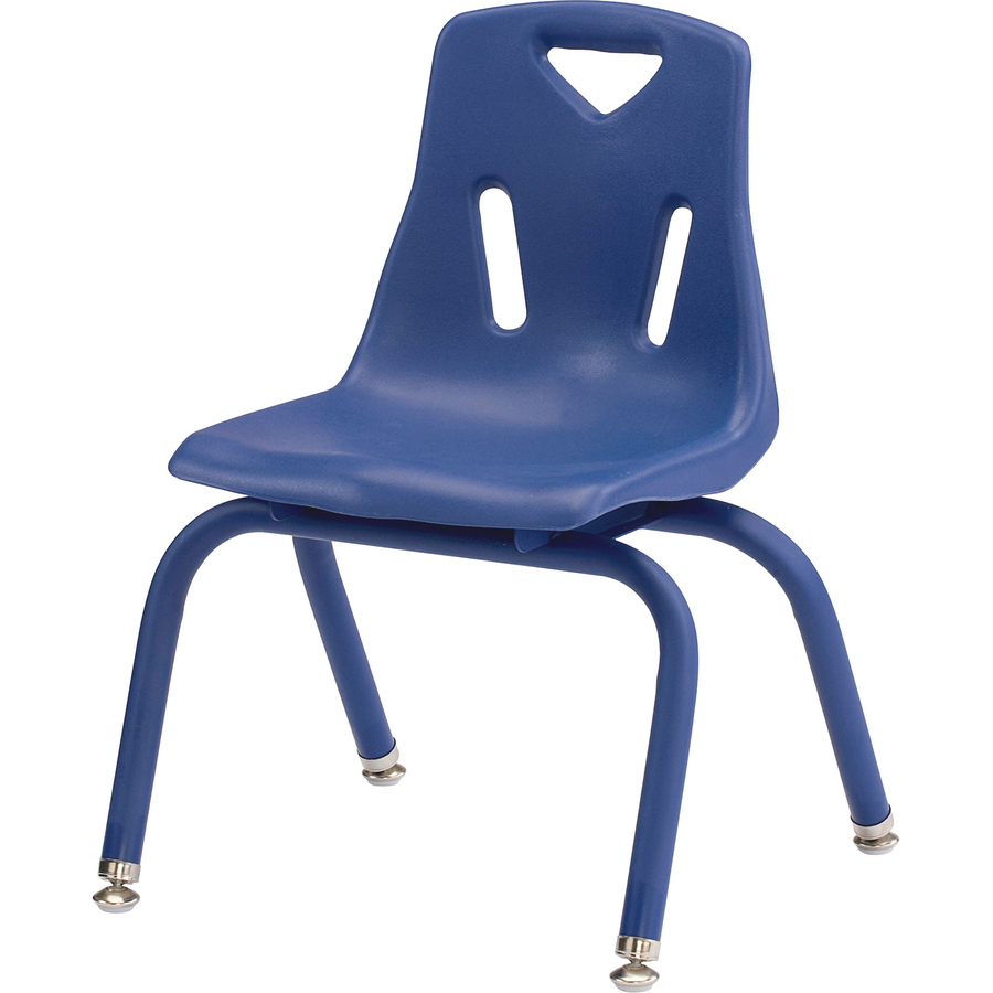 Berries Plastic Chair with Powder Coated Legs