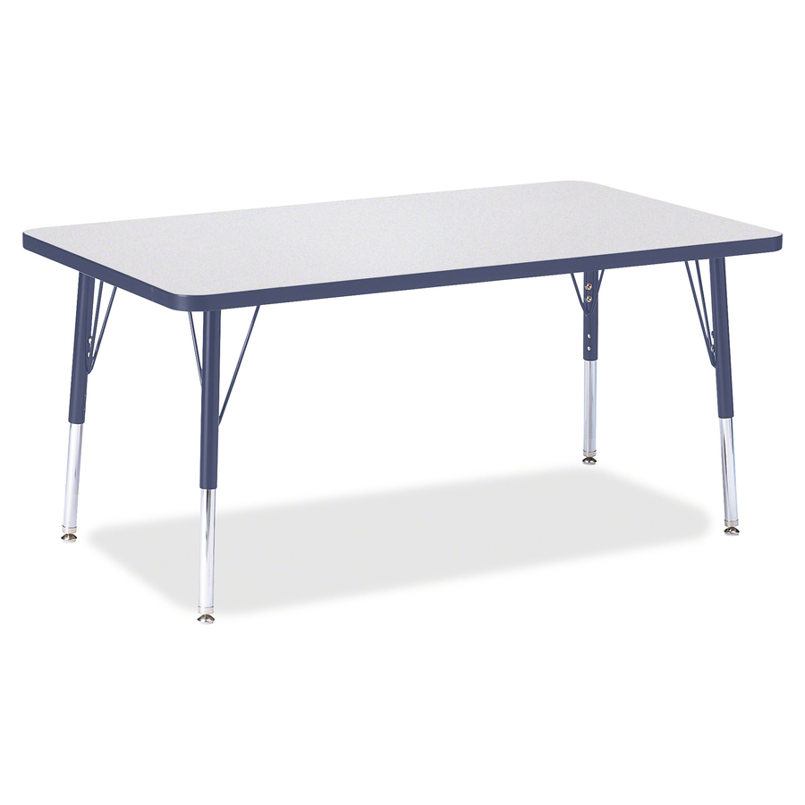 Berries Elementary Height Color Edge Rectangle Table