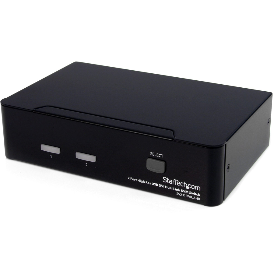 2 Port High Resolution USB DVI Dual Link KVM Switch with Audio