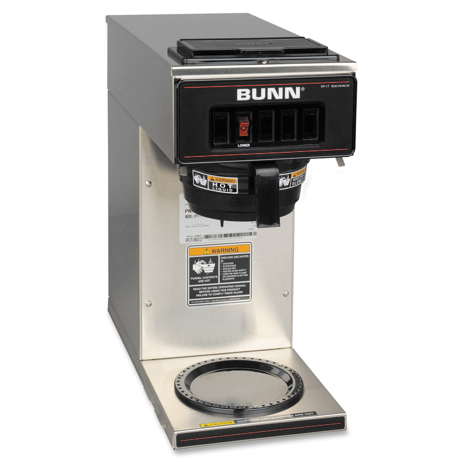 12-Cup Low-Profile Pourover Coffee Brewer with 1 Warmer