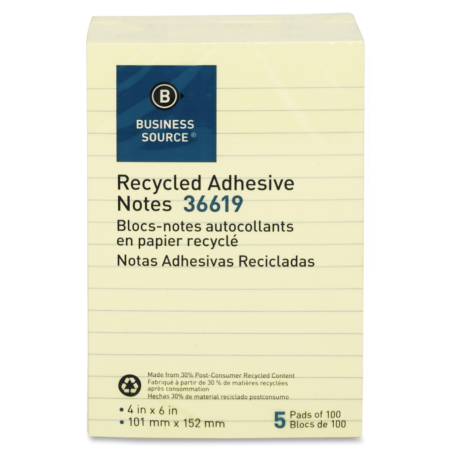 Yellow Adhesive Notes