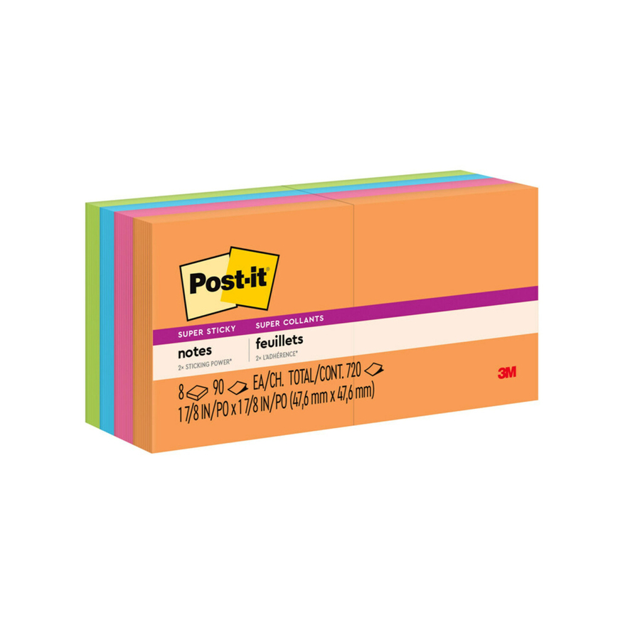 Super Sticky Notes - Energy Boost Color Collection