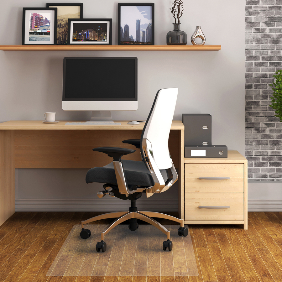 Phthalate-Free Vinyl Rectangular Chair Mat for Hard Floor - 36" x 48"