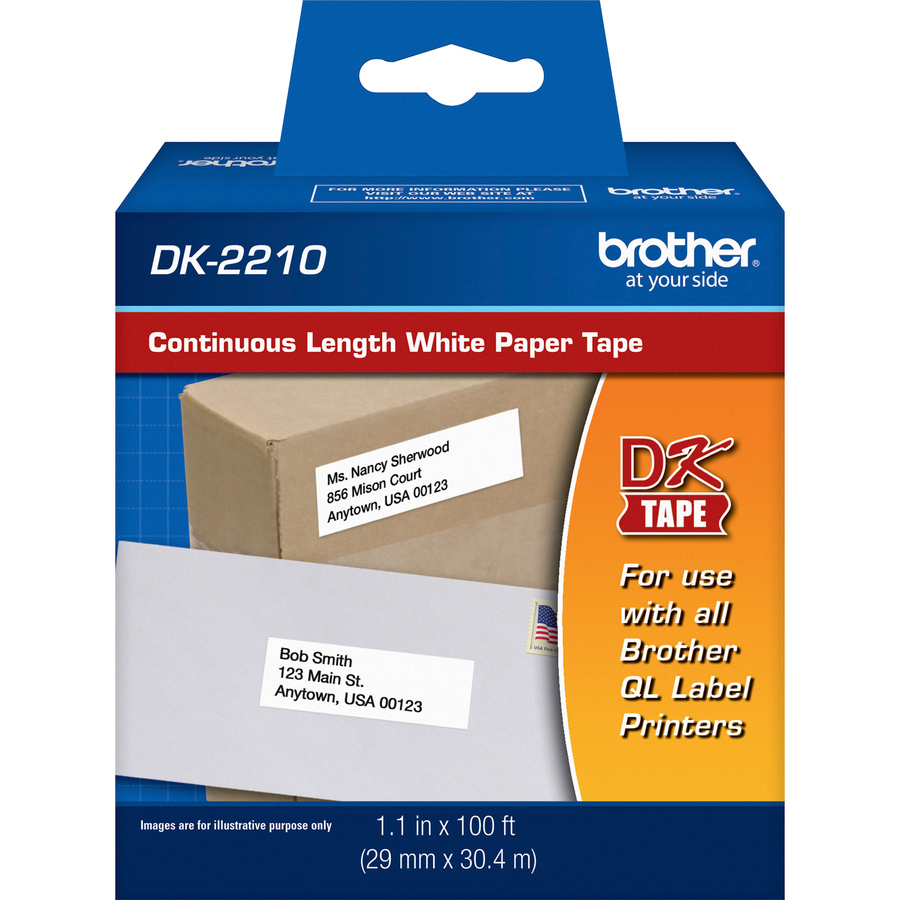 Continuous Length White Film DK Tape