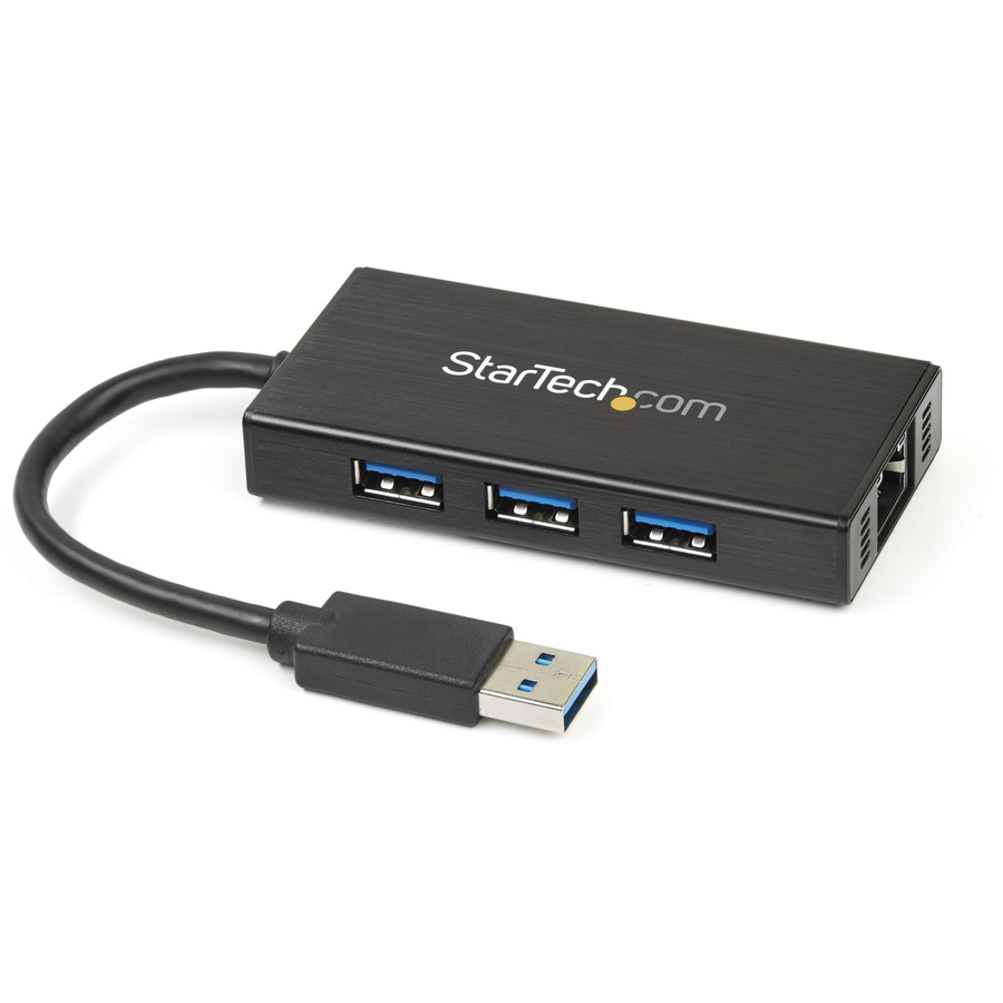 Aluminum USB 3.0 Hub w/ GbE Adapter