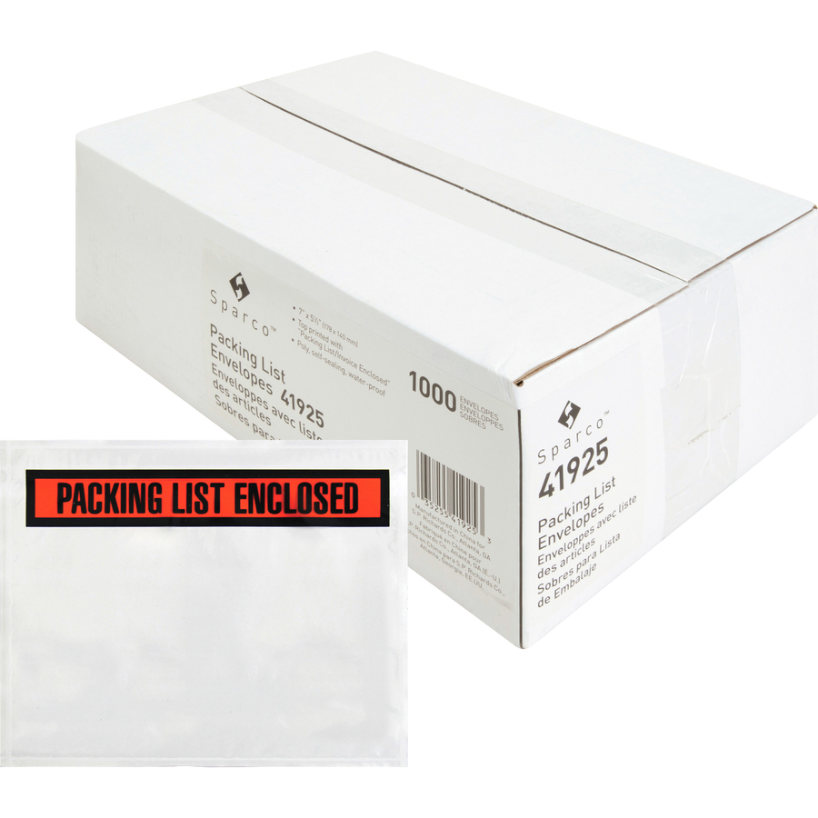 Pre-labeled Packing Slip Envelope