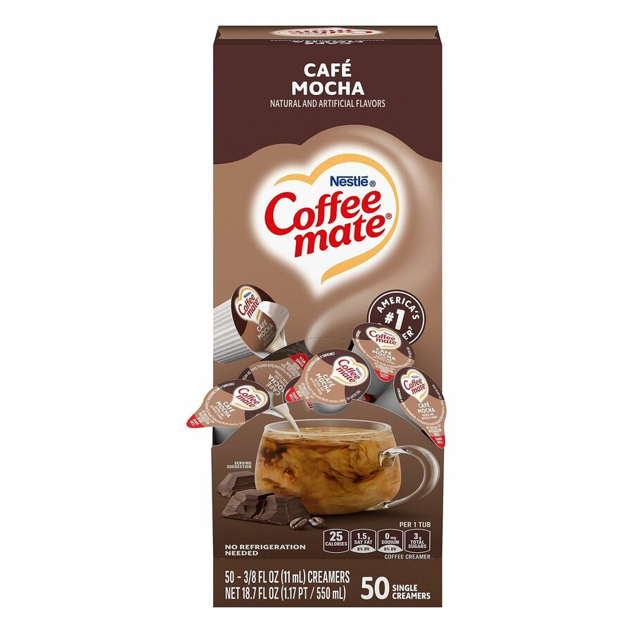 Caf&eacute; Mocha Nondairy Liquid Creamer Singles