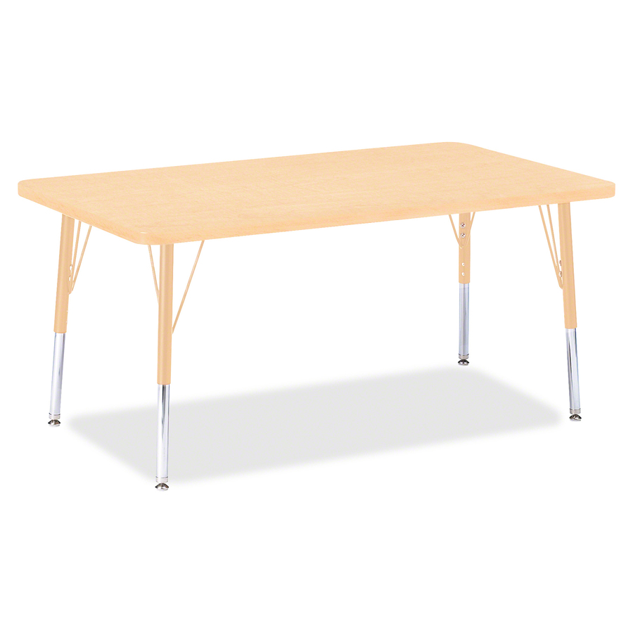 Berries Elementary Maple Top/Edge Rectangle Table