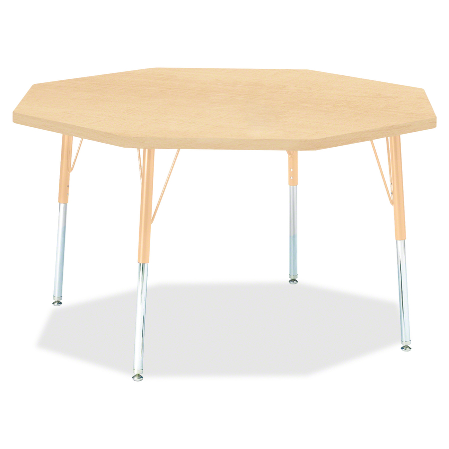 Berries Adult Height Maple Top/Edge Octagon Table
