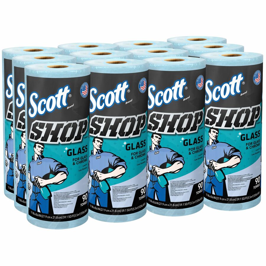 Glass Cleaning Shop Towels