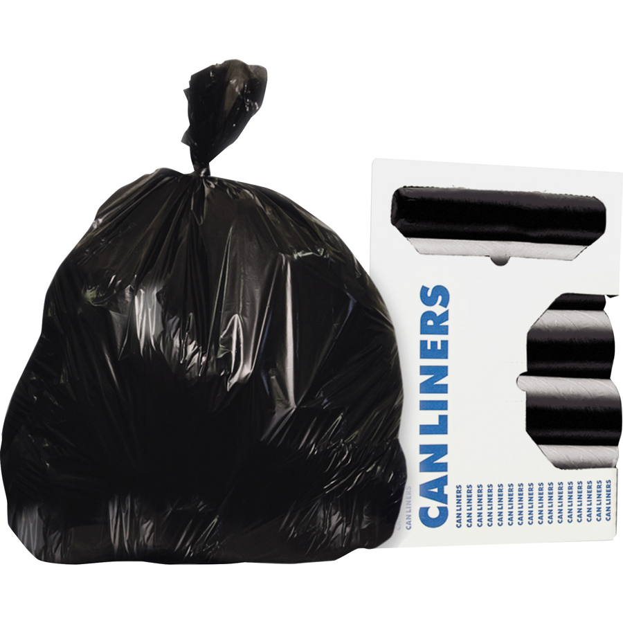 AccuFit 1.3mil Black Can Liners