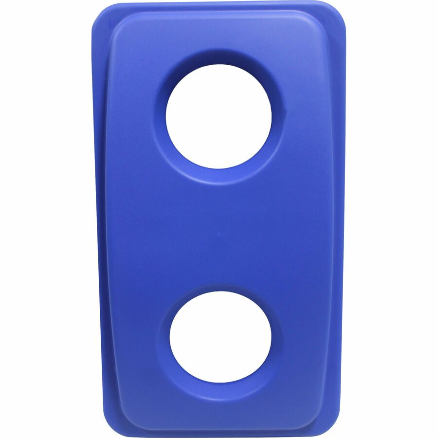 Round Cut Out Blue Lid