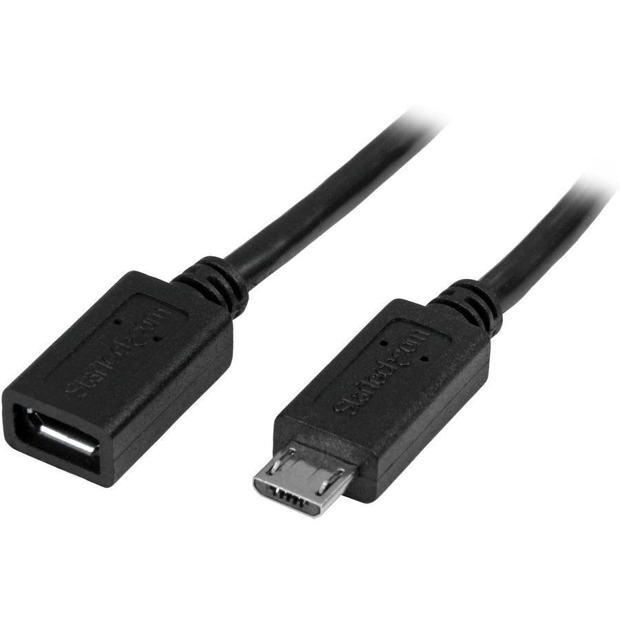 Micro-USB Extension Cable - M/F - 0.5m (20in)