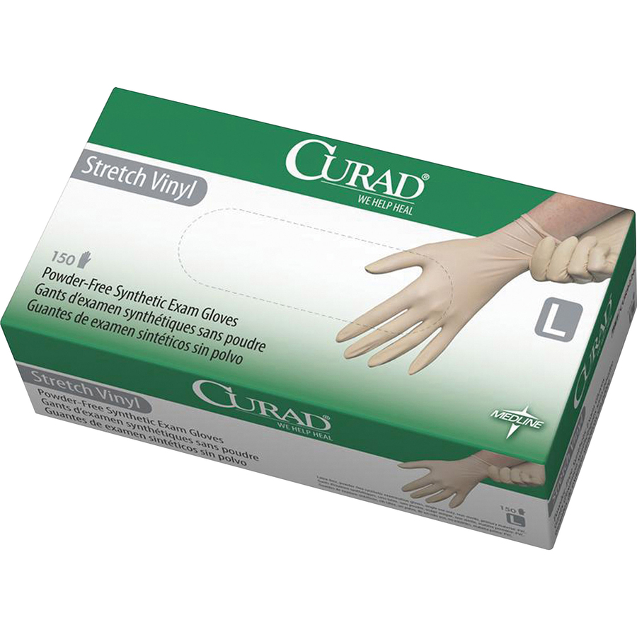 Powder-free Stretch Vinyl Exam Gloves