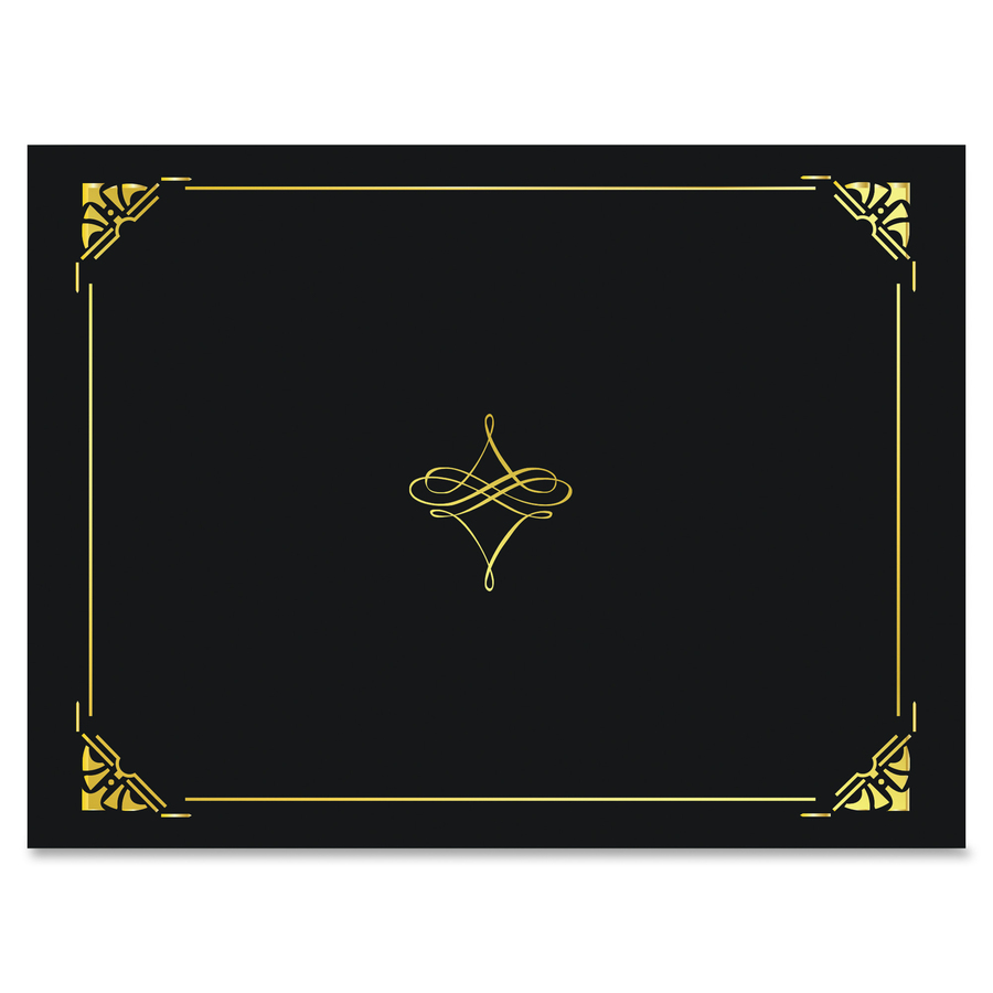 Gold Foil Border Certificate Holder