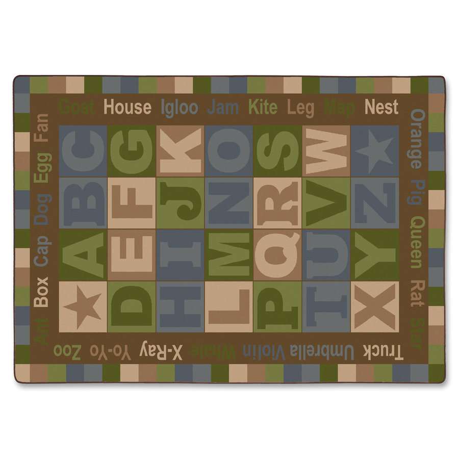ABC Tranquility Alphabet Rug