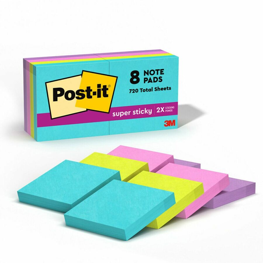 Super Sticky Notes - Supernova Neons Color Collection