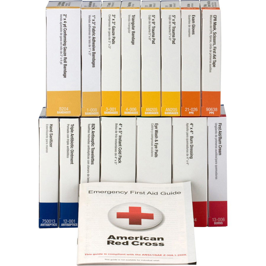 25-Person Unitized First Aid Refill - ANSI Compliant