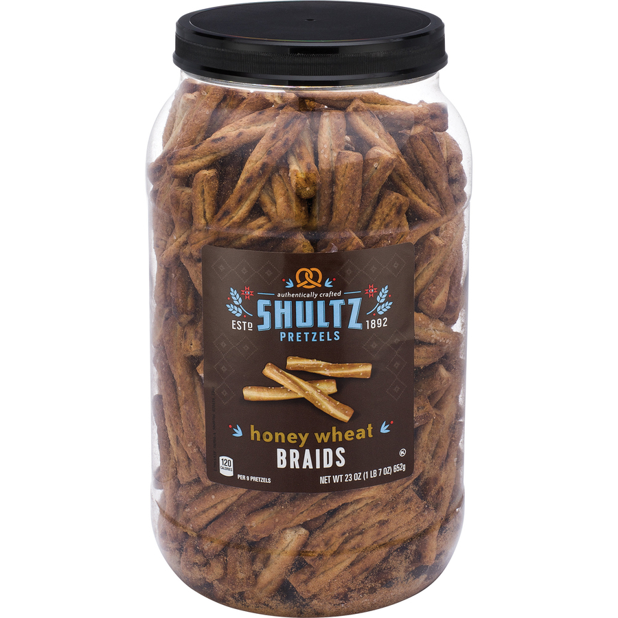 Honey Wheat Braided Pretzels