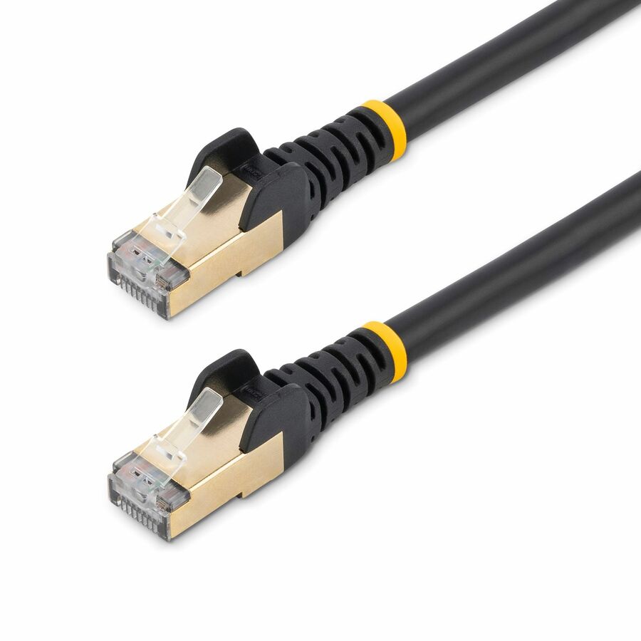 Cat6a Ethernet Patch Cable - Shielded (STP) - 35 ft., Black