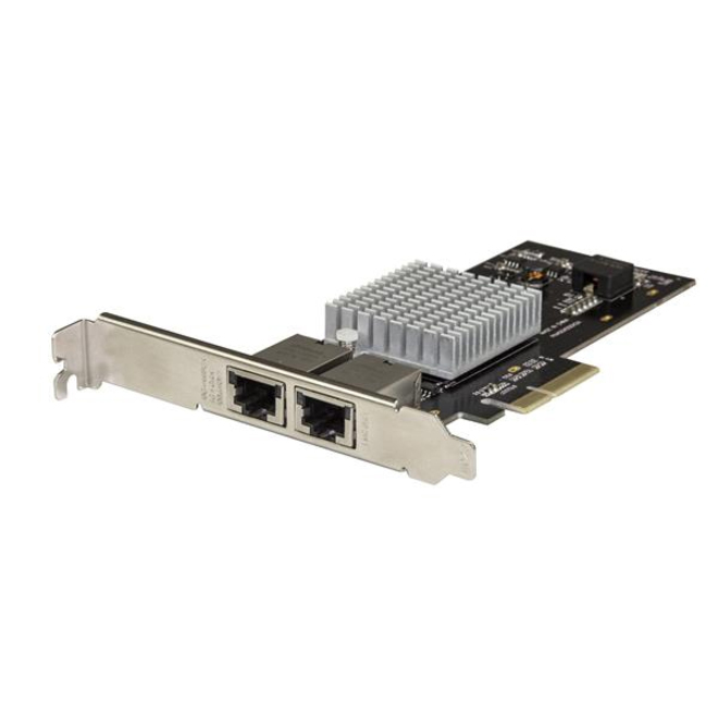 2-Port PCIe 10GBase-T / NBASE-T Ethernet Network Card - with Intel X550 Chip