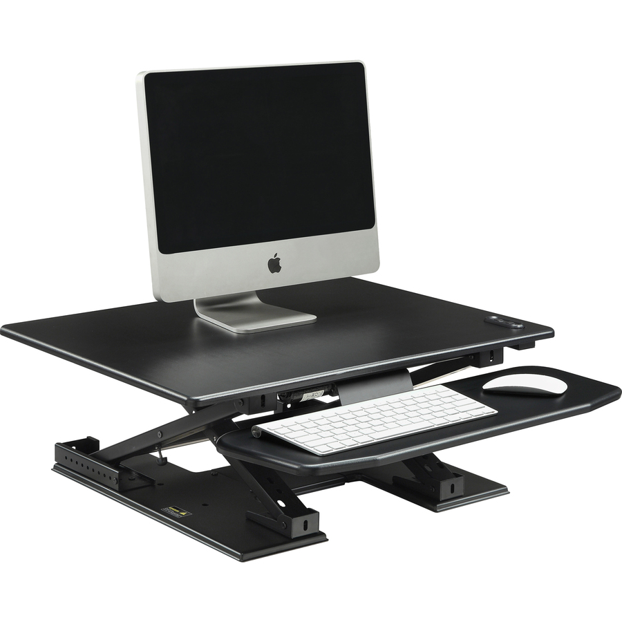 Electric Desk Riser with Keyboard Tray