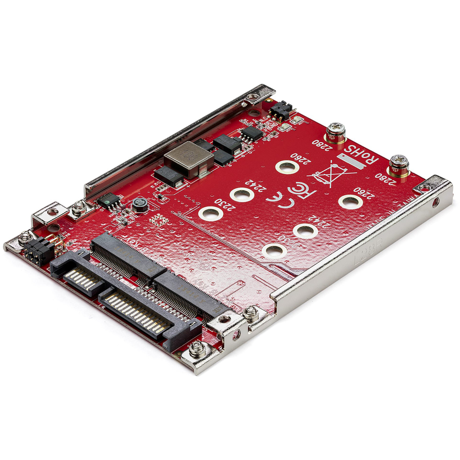 Dual-Slot M.2 Drive to SATA Adapter for 2.5" Drive Bay - RAID