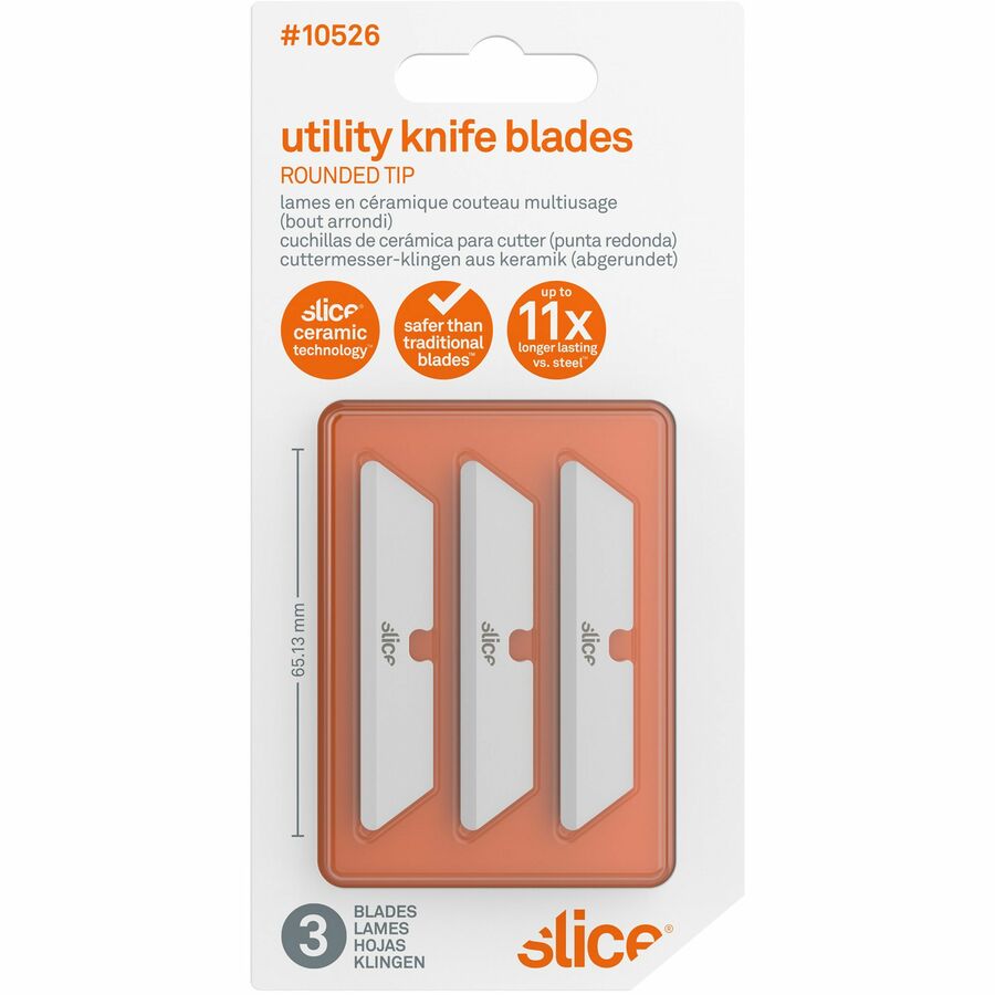 Rounded Tip Ceramic Utility Blades