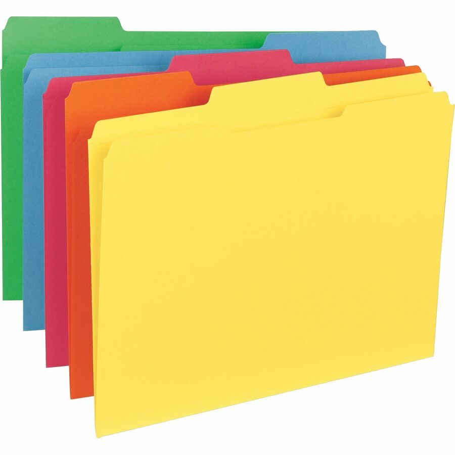1/3-Cut Tab Colored File Folders