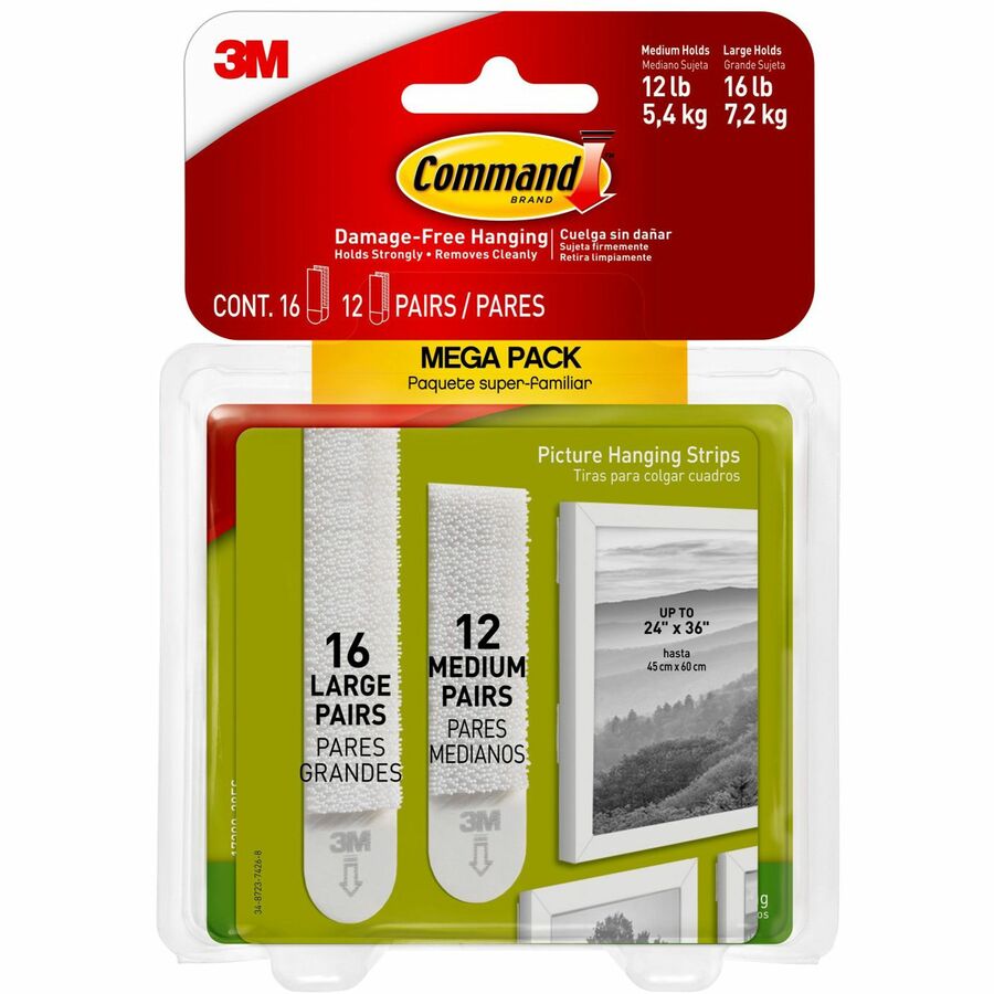 Picture Hanging Strips Mega Pack