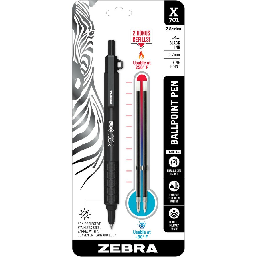 Steel 7 Series X-701 Retractable Ballpoint Pen