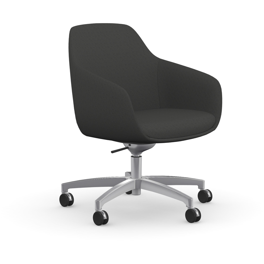 Lilly 5-Star Base Fabric Lounge Chair