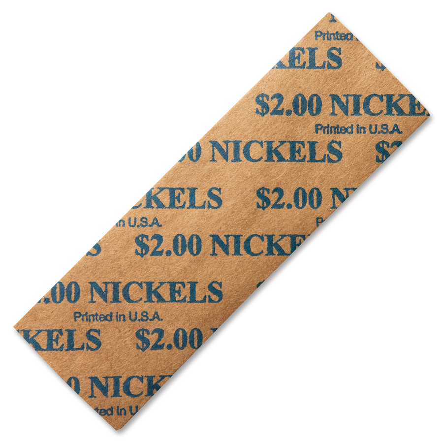 Color-coded Flat Coin Wrappers