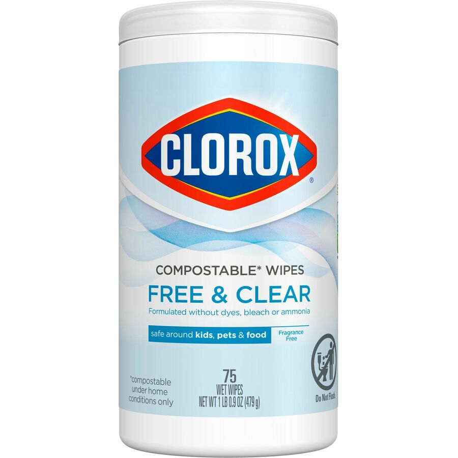Free & Clear Compostable All Purpose Cleaning Wipes