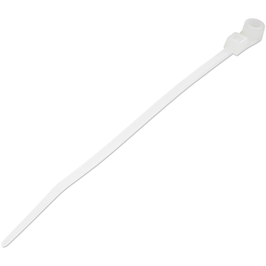 100 Pack 4" Cable Tie with Mounting Hole