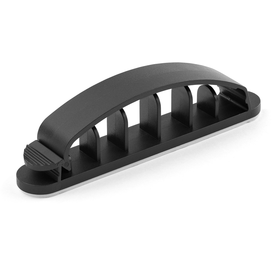 100 Pack Cable Management Clips - Self Adhesive 6 Slot Cable Comb