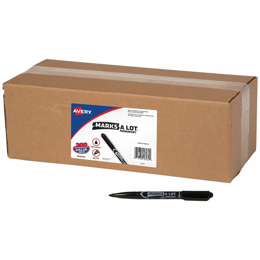 Marks-A-Lot Value Pack Pen-Style Permanent Markers