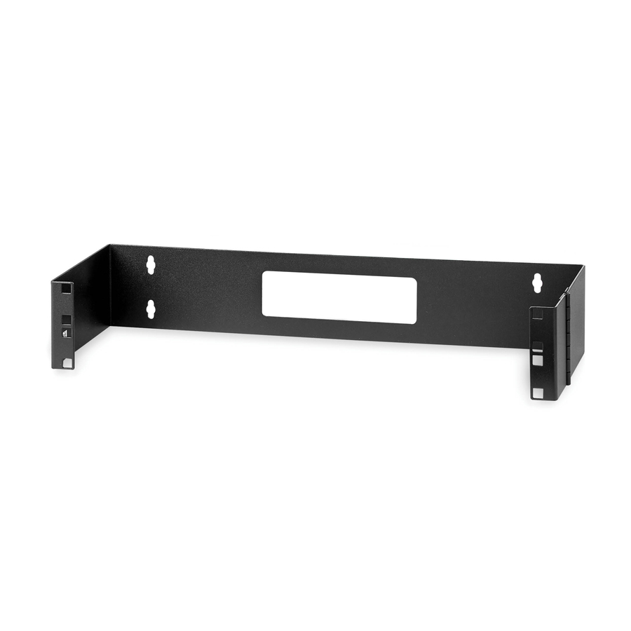 2U 19in Hinged Wall Mount Bracket for Patch Panels