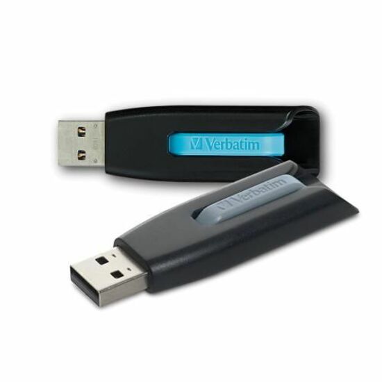 128GB Store 'n' Go V3 USB 3.2 Gen 1 Flash Drive - 2pk - Blue, Gray
